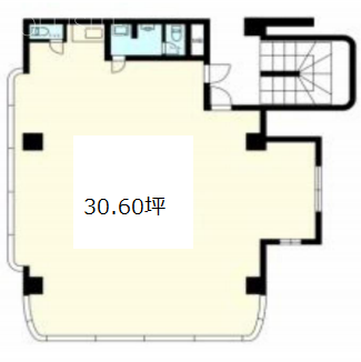 コスモハイツ山王ビル204 間取り図