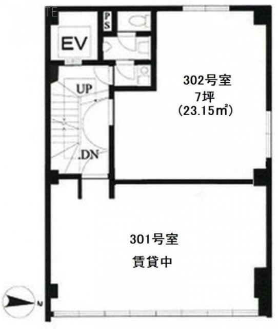 光輪ビル302 間取り図