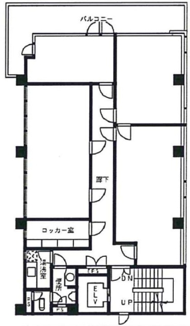 加瀬141ビル4F 間取り図