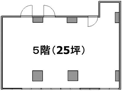 アゼリア東広ビル5F 間取り図