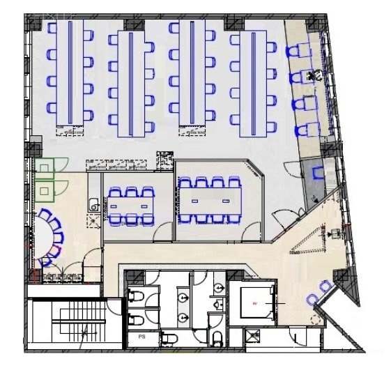 THE PORTAL 田町2F 間取り図