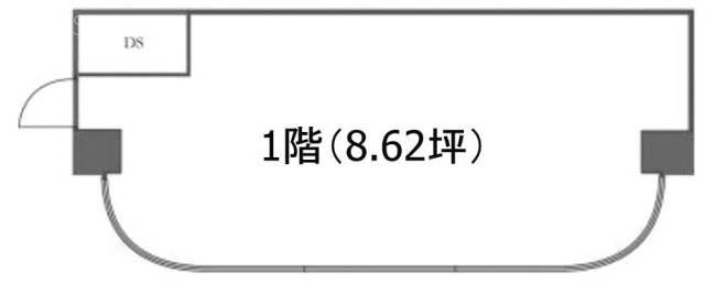 集花園ビル1F 間取り図