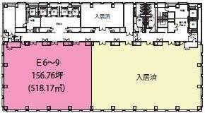 TOC有明イーストタワー18F 間取り図