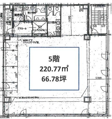 神田石川ビル5F 間取り図