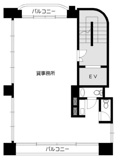 臼井ビル6F 間取り図