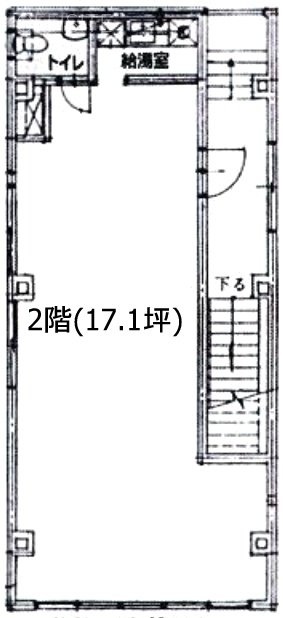 お茶の水永岡ビル2F 間取り図