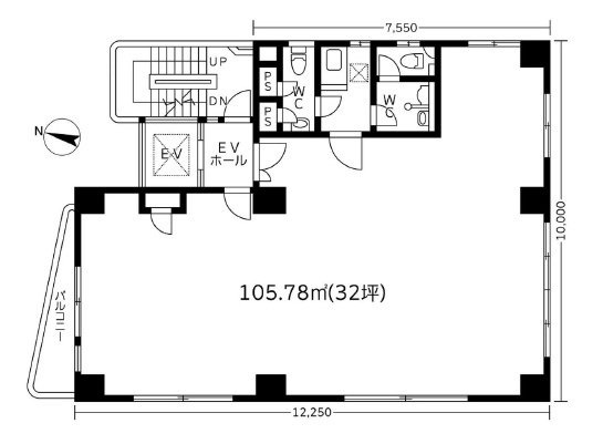 TYビル4F 間取り図