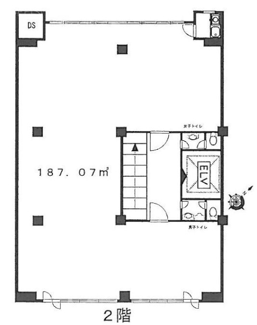 新赤坂ビル2F 間取り図