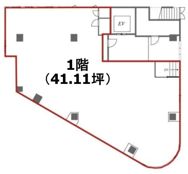 第Ⅲ大栄ビル1F 間取り図