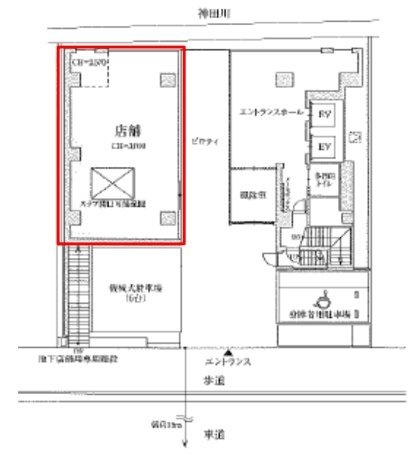 GYB秋葉原(秋葉原南ビジネスセンター)1F 間取り図