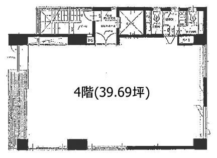 三番町POULA(三番町ポーラ)ビル4F 間取り図