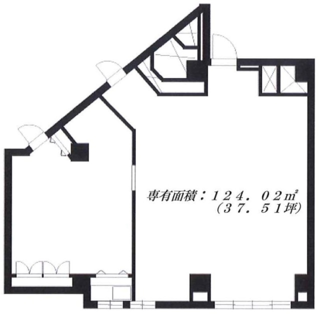 代々木エアハイツ207 間取り図