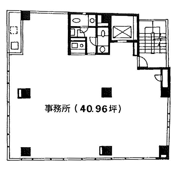 安達第3ビル4F 間取り図