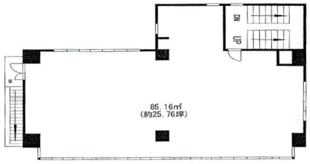 ウエストヒル代官山ビル2F 間取り図