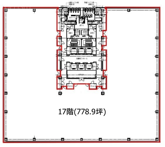 有明セントラルタワー17F 間取り図