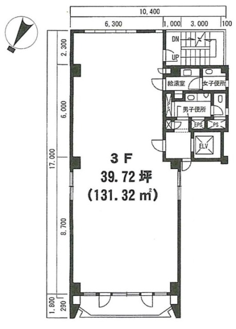 マイカ91ビル3F 間取り図