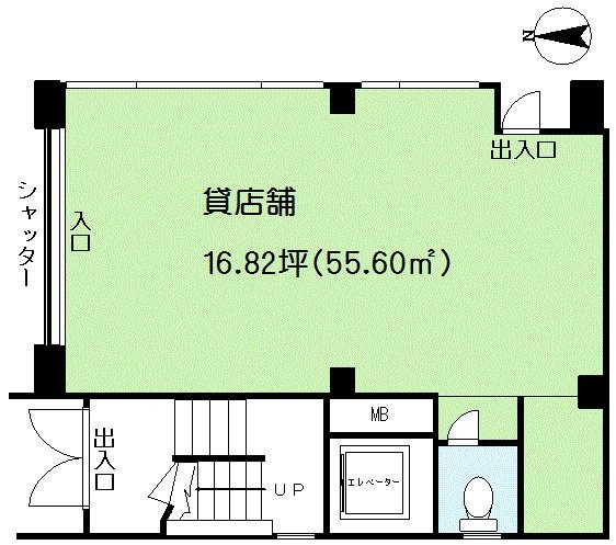 秋葉原五番館ビル1F 間取り図