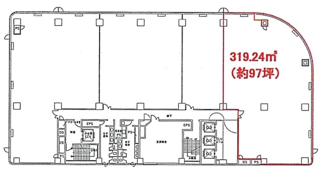 八王子ONビル8F 間取り図