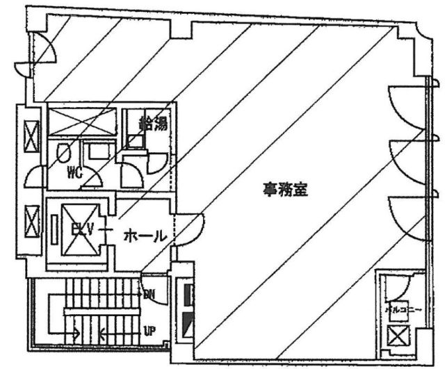 南青山Dビル5F 間取り図