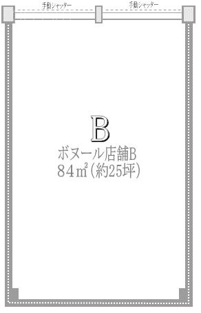 ボヌールビルB 間取り図