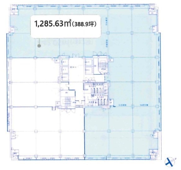 虎ノ門33森ビル4F 間取り図