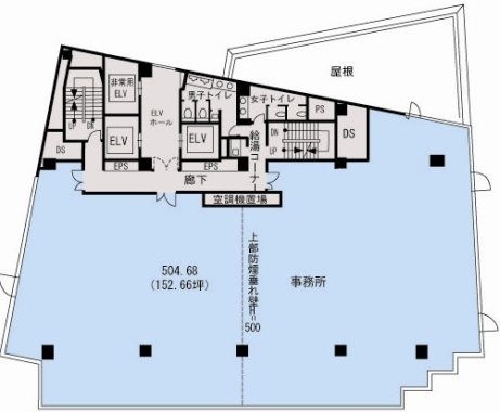 東京建物東渋谷ビル5F 間取り図