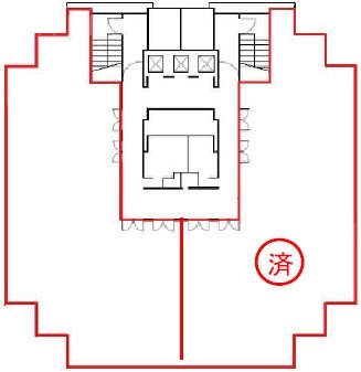 勝どきサンスクエアビル901-904 間取り図