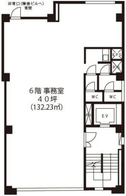 キムラビル6F 間取り図