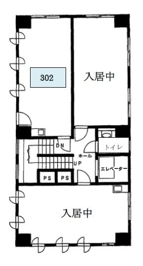セントラルビル302 間取り図