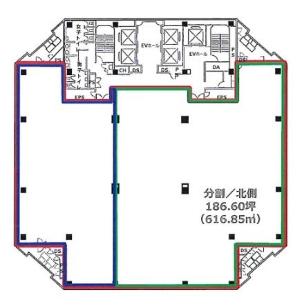 東京パークサイドビル北 間取り図