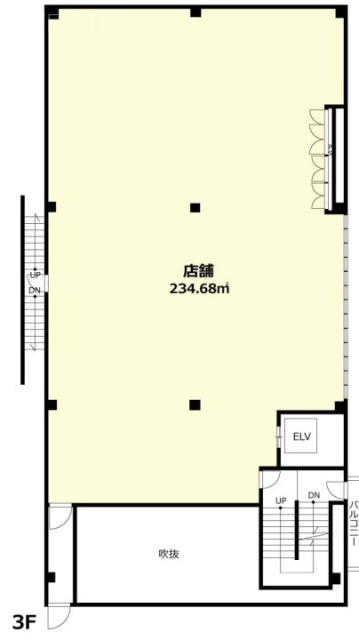 共栄ビル3F 間取り図