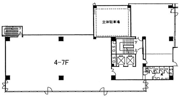 人形町冨士ビルA-1 間取り図