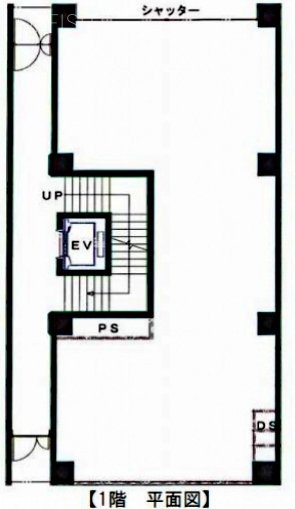 鍛冶町ビル1F 間取り図