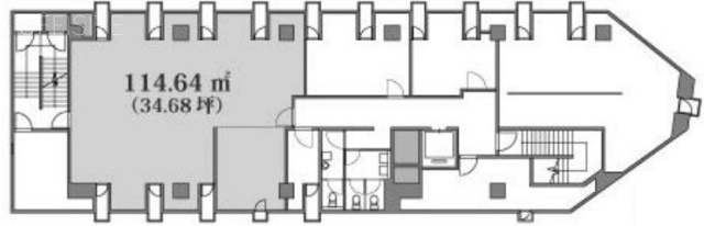 赤坂フローラルプラザA 間取り図