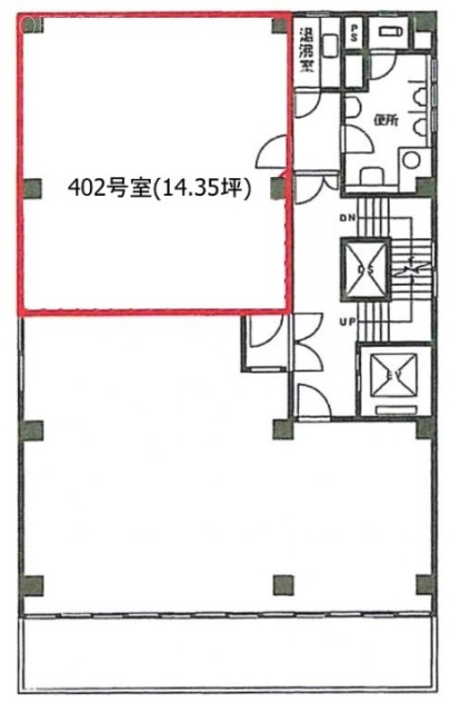 竹本ビル402 間取り図