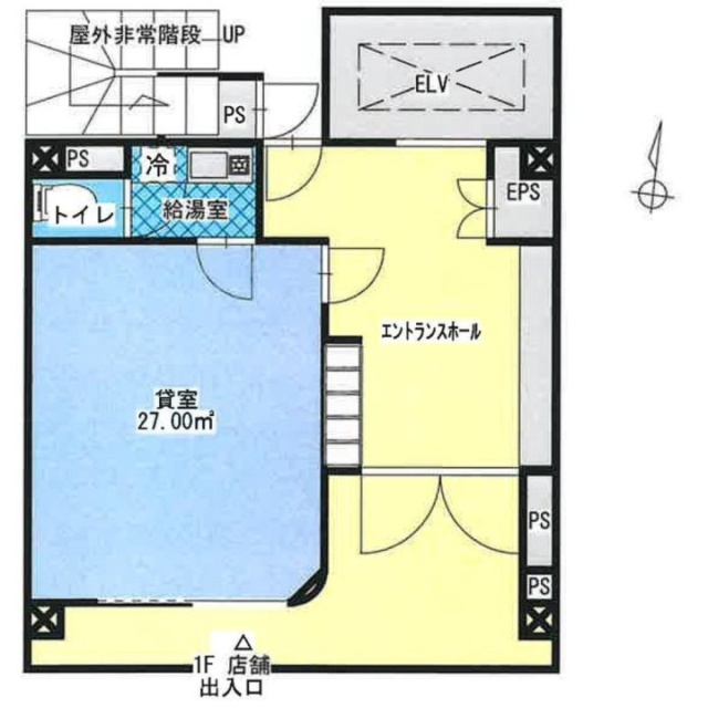 トーハン第5ビル1F 間取り図