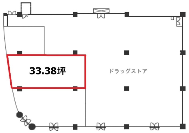 コミュニティースペース西国分寺ビル1F 間取り図