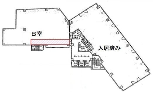 ラウンドクロス田町ビル8F 間取り図