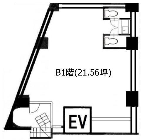 新宿スパイアビルB1F 間取り図