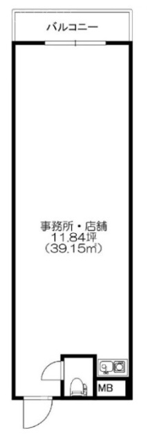 ビガーM&M201 間取り図