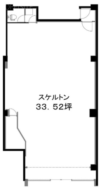 つるやビル1F 間取り図