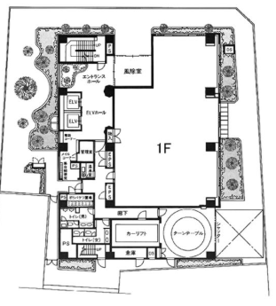 アステール茅場町1F 間取り図