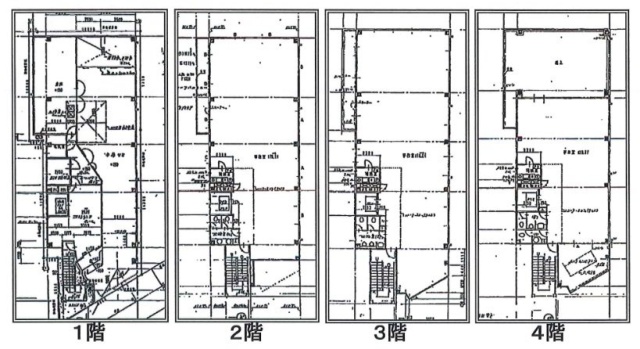 SANBIビル1F～4F 間取り図