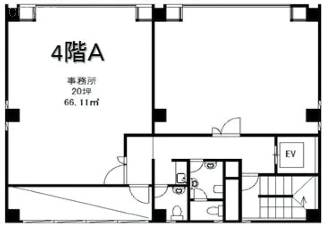早川ビルA 間取り図