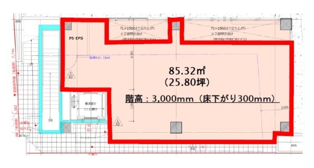 ARISTO表参道Ⅱ1F 間取り図