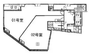 TOP HILLS GARDEN 道玄坂2 間取り図