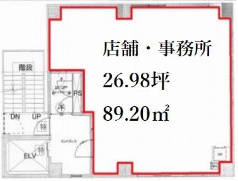 小林ビル3F 間取り図