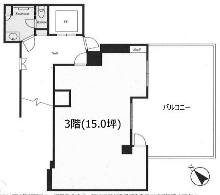 ジュエル銀座302 間取り図