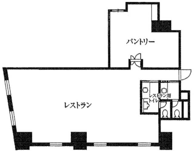 レジディア横濱馬車道ビル1F 間取り図