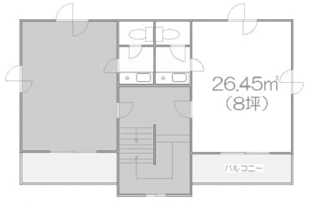 新宿オークビル402 間取り図